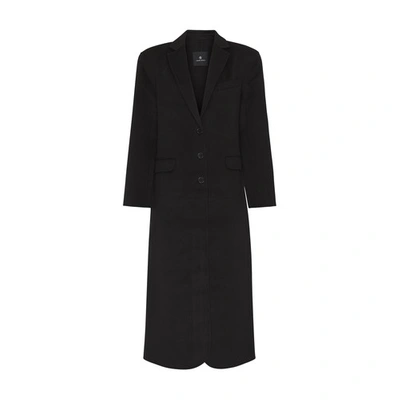 Shop Anine Bing Quinn Coat In Black