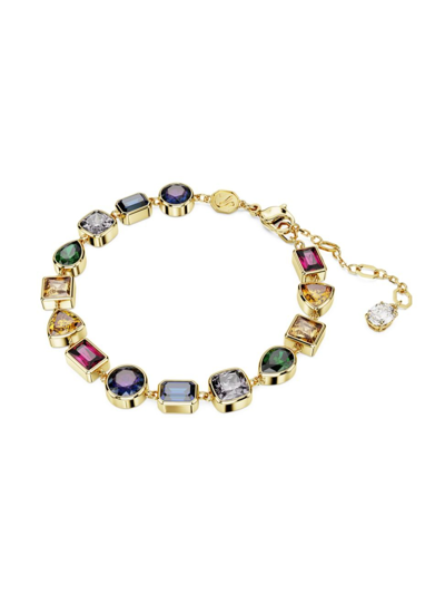 Shop Swarovski Women's Stilla Goldtone & Crystal Bracelet In Multi