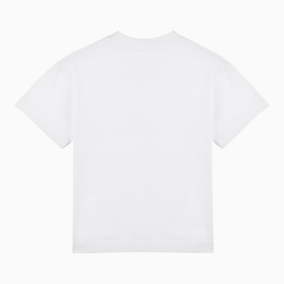 Shop Palm Angels Classic White Crewneck T Shirt