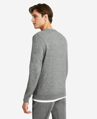 Shop Kenneth Cole Site Exclusive! Crew Neck Cashmere Sweater In Grey Heather