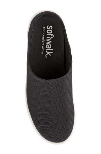 Shop Softwalk ® Auburn Mule In Black Canvas