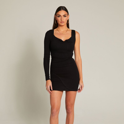 Shop Alana Eve Chloe-mini Dress In Black