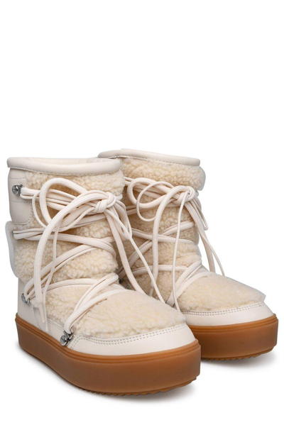 Shop Chiara Ferragni Cf Snow Boots  In Cream