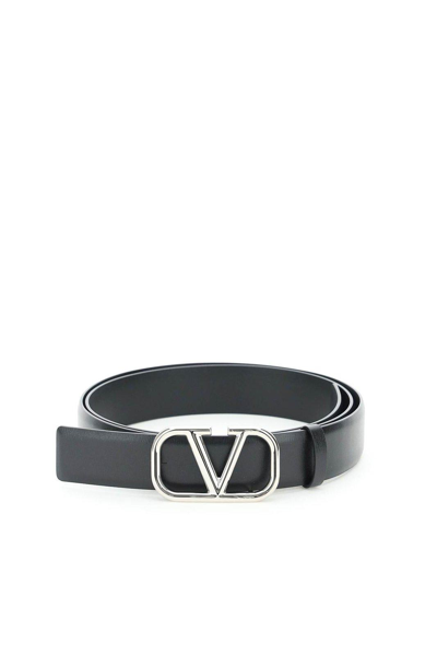 Shop Valentino Vlogo Buckle Belt