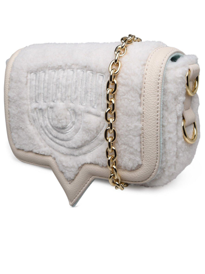 Shop Chiara Ferragni Eyelike-motif Teddy Shoulder Bag
