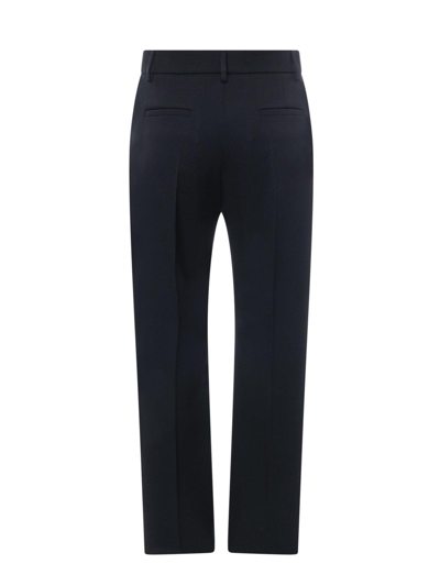 Shop Valentino High Waist Tailored Trousers In Black