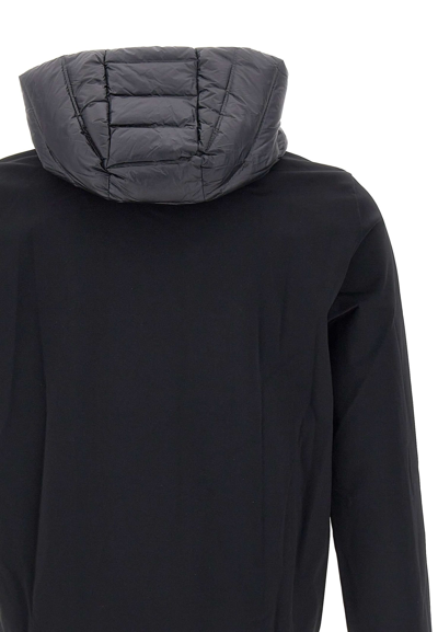 Shop Rrd - Roberto Ricci Design Winter Duck Hood Zip Soft Jacket In Nero
