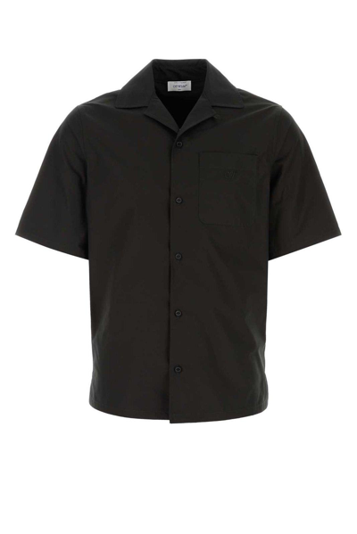 Shop Off-white Buttoned Short-sleeved Shirt In Black Black
