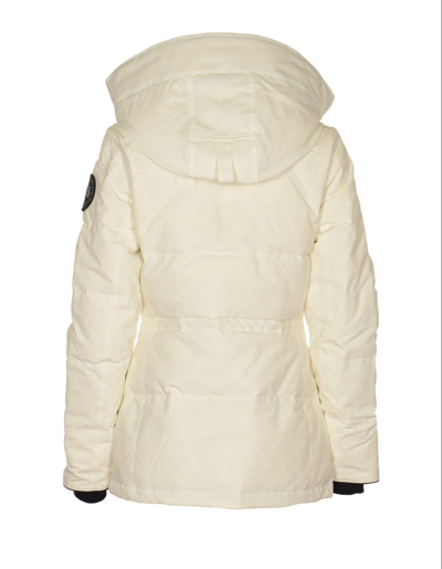 Shop Canada Goose Hooded Jacket In Northstar White