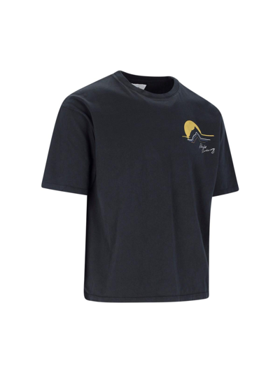 Shop Rhude Awakening T-shirt In 0610 Vtg Black