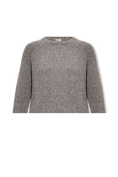 Shop Totême Wool Sweater In Grey