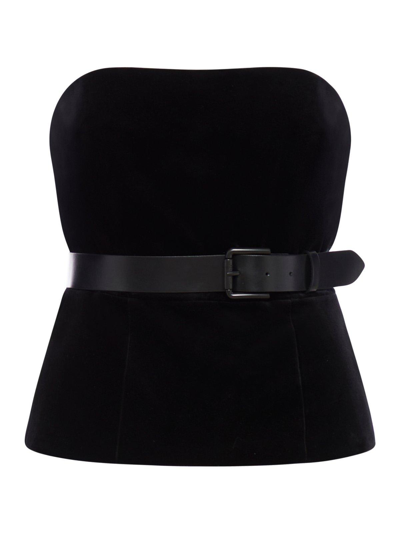 Max Mara Giubba Top In Nero