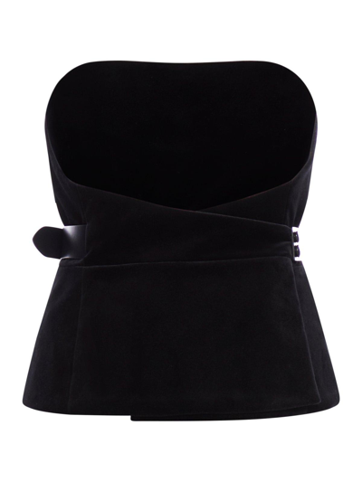 Max Mara Giubba Top In Nero