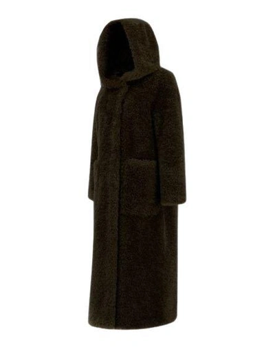 Shop Herno Long Sleeved Hooded Coat In Nero