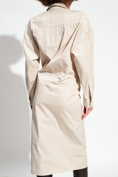 Shop Lemaire Shirt Dress In Pink