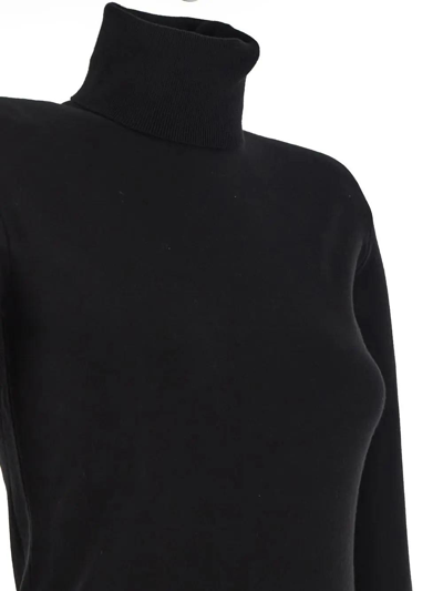 Shop Saint Laurent Wool Dress In Black