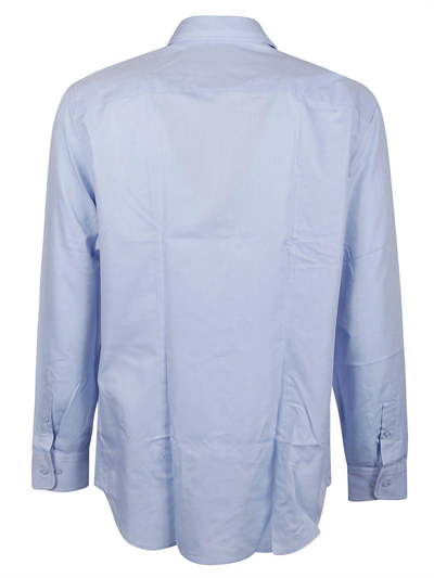 Shop Etro Collared Button-up Shirt In Azzurro