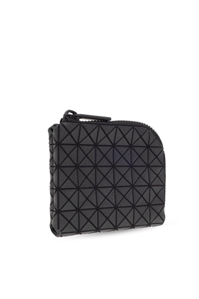 Shop Bao Bao Issey Miyake Geometric-patterned Zip Around Wallet In Black