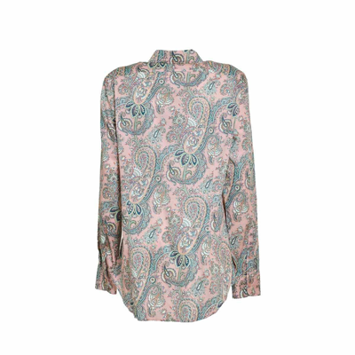Shop Etro Paisley Printed Shirt In Beige