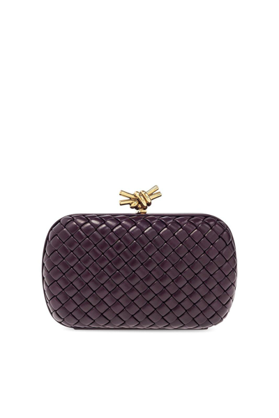 Shop Bottega Veneta Knot Minaudiere Clutch Bag