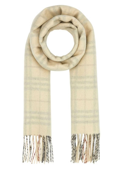 Shop Burberry Embroidered Cashmere Scarf