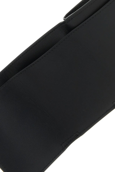 Shop Dolce & Gabbana Black Leather Wallet In Nero