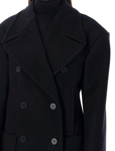 Shop Stella Mccartney Double Breasted Peacoat