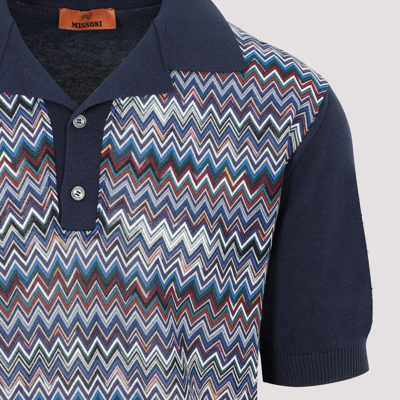 Shop Missoni Zigzag Short-sleeved Polo Shirt