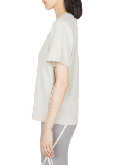 Shop Adidas By Stella Mccartney Truecasuals Crewneck T-shirt In Gobi Dove Grey