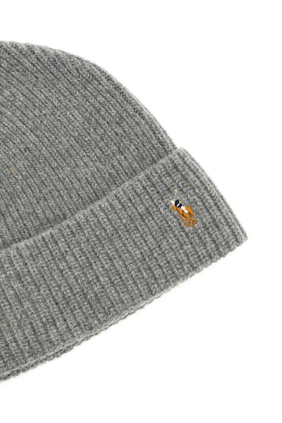 Shop Polo Ralph Lauren Pony Embroidered Knitted Beanie