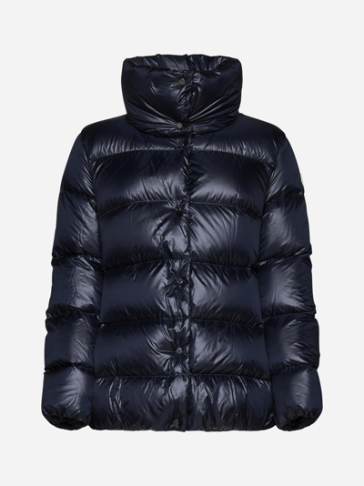 Shop Moncler Cochevis Quilted Nylon Down Jacket In Blu