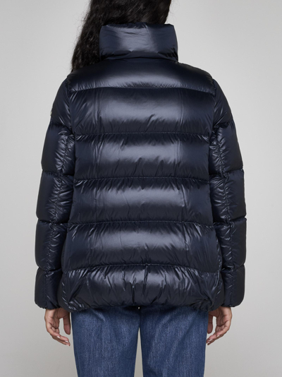 Shop Moncler Cochevis Quilted Nylon Down Jacket In Blu