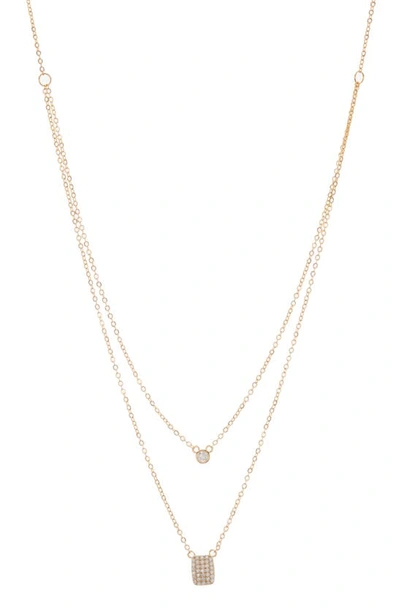 Shop Sterling Forever Her Bridesmaid Layered Necklace In Gold