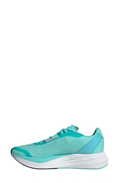 Shop Adidas Originals Duramo Speed Running Shoe In Aqua/ Silver / Light Aqua