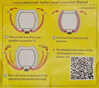 Pre-owned Invicta – Mammoth – Reserve - Swiss Chrono 5040.e - Mens Watch