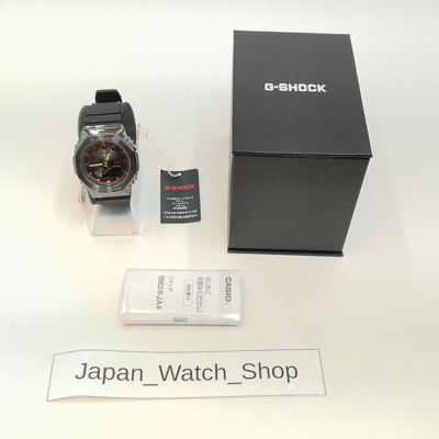 Pre-owned Casio G-shock Gm-s2100ch-1ajf Black Quartz Men's Watch In Box