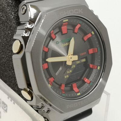 Pre-owned Casio G-shock Gm-s2100ch-1ajf Black Quartz Men's Watch In Box