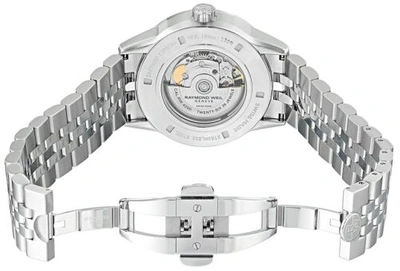 Pre-owned Raymond Weil Freelancer Automatic Steel Blue Dial Date Mens Watch 2731-st-50001