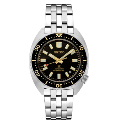 Pre-owned Seiko Prospex Automatic Diver Black Dial Steel Spb315 Mens 41mm Watch