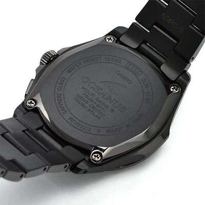 Pre-owned Casio Brand-new  Oceanus Ocw-s100b-1ajf Radio Solar Titanium Watch