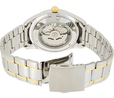 Pre-owned Seiko 5 Snkp22j1 Stainless Steel Arabic Dial Automatic Mens Watch 50m Wr