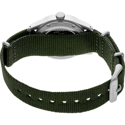 Pre-owned Seiko 5 Srpg33k1 Nylon Band Automatic Sport Analog Mens Watch 100m Wr Srpg33
