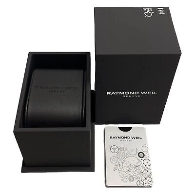 Pre-owned Raymond Weil Jasmine Two-tone Diamond Bezel 35 Mm Dial Watch 5245-sps-00661