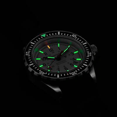 Pre-owned Marathon 41mm Arctic Edition Large Diver's Automatic (gsar) 316l Stainless Steel
