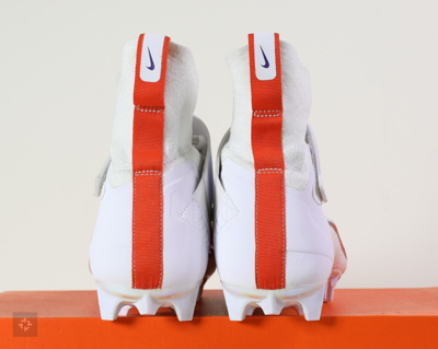 Pre-owned Nike Alpha Menace Elite 2 Clemson Tigers Pe Cleats (cj3049) Men's Size 11 W In White