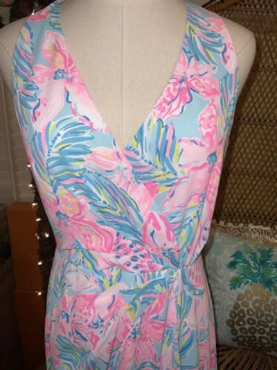 Pre-owned Lilly Pulitzer Taylee Maxi Dress Gimme The Juice ? Size 2,8,12,16 In Multicolor