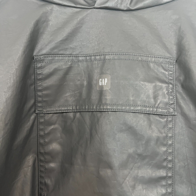 Pre-owned Yeezy Gap Engineered By Balenciaga Coated Cotton Anorak Black 472890-00