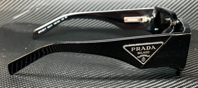PRADA Pre-owned Pr 09zsf 1ab5s0 Black Grey Men's 55 Mm Sunglasses In Gray