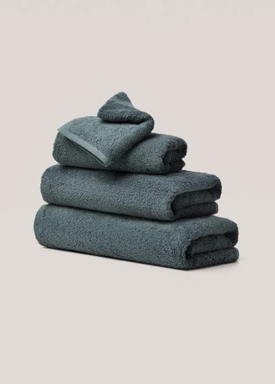 Shop Mango Home 600gr/m2 Cotton Face Towel 30x50cm Petrol Blue