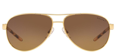 Shop Ralph By Ralph Lauren Eyewear Pilot Frame Sunglasses In Multi